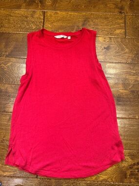 Athletea Women’s Sleeveless Red Tank Top